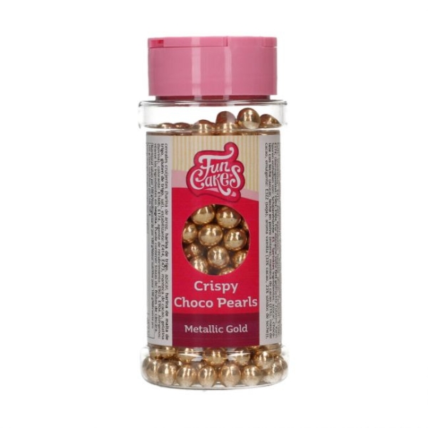 Crispy Choco Pearls - Metallic Gold